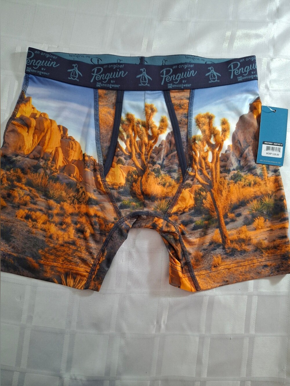 NWT Original Penguin Men’s Desert Print Boxer Briefs - Mens Medium